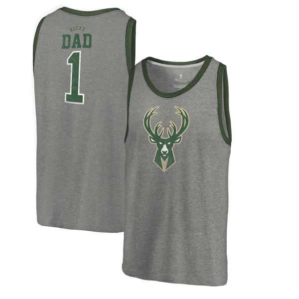 Milwaukee Bucks Fanatics Branded Greatest Dad Tri-Blend Tank Top - Heathered Gray,We sell and wholesale Milwaukee Bucks Fanatics Branded Greatest Dad Tri-Blend Tank Top - Heathered Gray on line form chian!